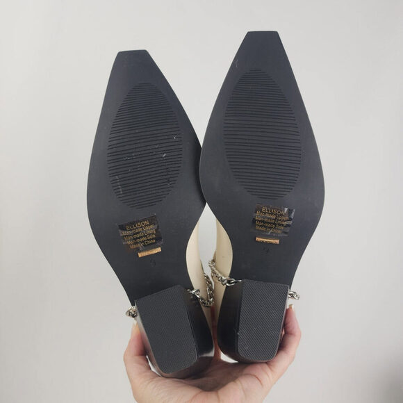 Billini Ellison Bone Leather Western Cowboy Bootie Size 9 - Picture 6 of 9